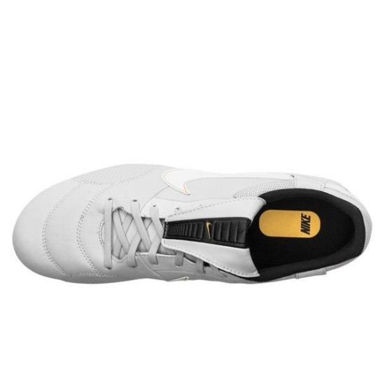 Sepatu Bola Nike Premier III SG PRO Anti Clog Pure Platinum White Black AT5890-011