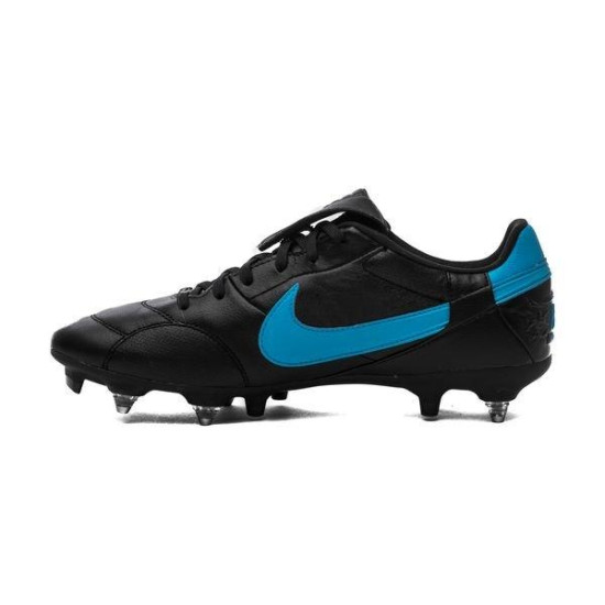 Sepatu Bola Nike Premier III SG PRO Anti Clog Black Laser Blue AT5890-040