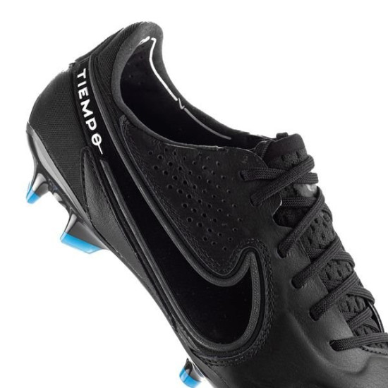 Sepatu Bola Nike Tiempo Legend 9 Elite FG Shadow Black Dark Smoke Grey Summit White CZ8482-001