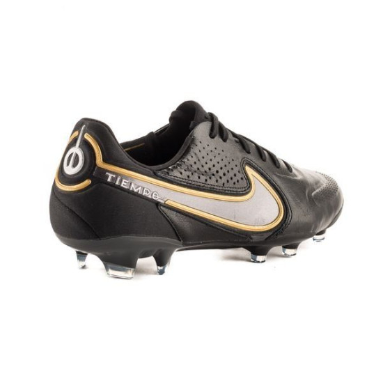 Sepatu Bola Nike Tiempo Legend 9 Elite FG Shadow Black Gold CZ8482-007