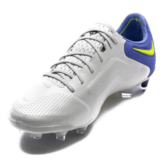 Sepatu Bola Nike Tiempo Legend 9 Elite FG Recharge Grey Fog Volt Sapphire CZ8482-075