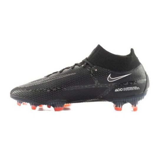 Sepatu Bola Nike Phantom GT 2 Elite DF FG Shadow Black Dark Smoke Grey Summit White CZ9889-001