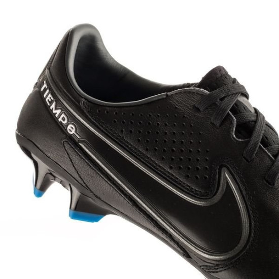 Sepatu Bola Nike Tiempo Legend 9 Pro FG Shadow Black Dark Smoke Grey Summit White DA1175-001