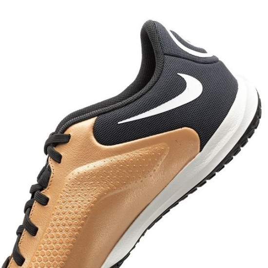 Sepatu Futsal Nike Tiempo Legend 9 Academy IC Small Sided Metallic Copper White Off Noir DA1190-810