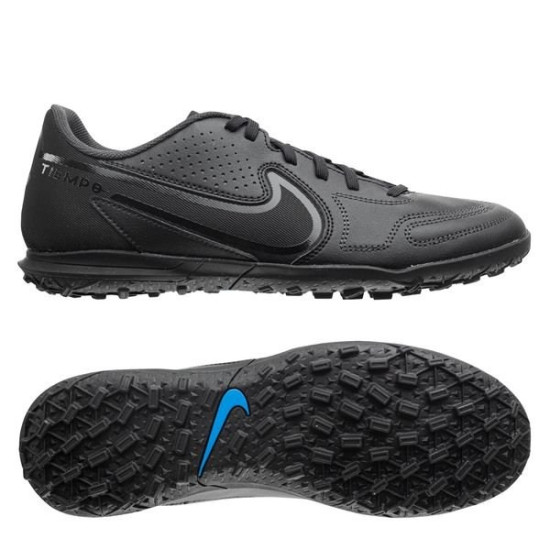 Sepatu Futsal Nike Tiempo Legend 9 Club TF Shadow Black Summit White Lite Photo Blue DA1193-001