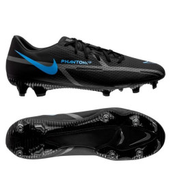 Sepatu Bola Nike Phantom GT 2 Academy MG Renew Black Iron Grey DA4433-004