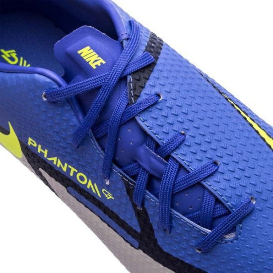 Sepatu Bola Nike Phantom GT 2 Academy MG Recharge Sapphire Volt Grey Fog Blue Void DA4433-570