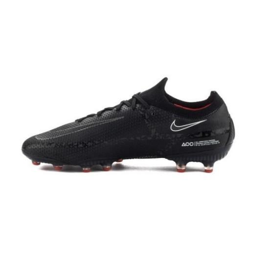 Sepatu Bola Nike Phantom GT 2 Elite AG PRO Shadow Black Dark Smoke Grey Summit White DC0748-001