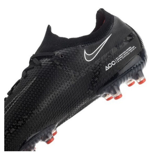 Sepatu Bola Nike Phantom GT 2 Elite AG PRO Shadow Black Dark Smoke Grey Summit White DC0748-001