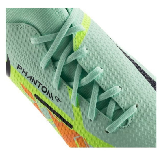 Sepatu Bola Nike Phantom GT 2 Academy DF MG Bonded Mint Foam Blackened Blue Ghost Green DC0797-343