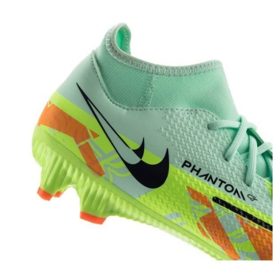 Sepatu Bola Nike Phantom GT 2 Academy DF MG Bonded Mint Foam Blackened Blue Ghost Green DC0797-343