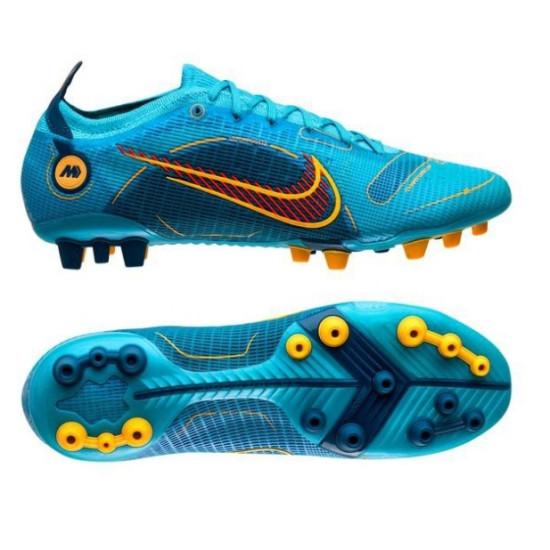 Nike Mercurial Vapor 14 Elite AG 'Chlorin Blue Marina Laser Orange