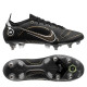 Sepatu Bola Nike Mercurial Vapor 14 Elite SG PRO Anti Clog Shadow Black Metallic Gold Metallic Silver DJ2834-007