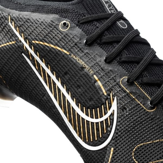 Nike Mercurial Vapor 14 Elite FG 'Black Metallic Gold', DJ2837-007