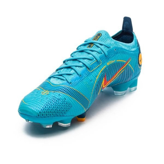 Sepatu Bola Nike Mercurial Vapor 14 Elite FG Blueprint Chlorine Blue Laser Orange Marina DJ2837-484