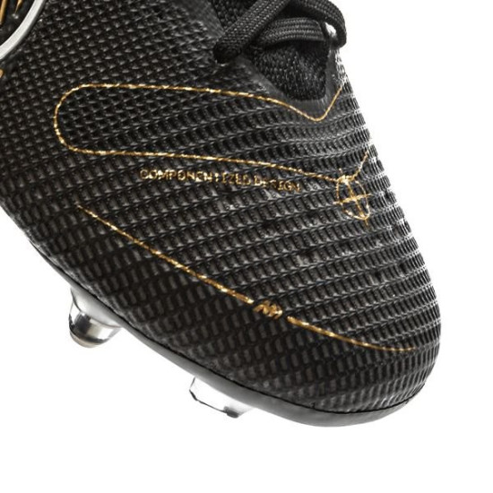 Sepatu Bola Nike Mercurial Superfly 8 Elite SG PRO Anti Clog Shadow Black Metallic Gold Metallic Silver DJ2840-007