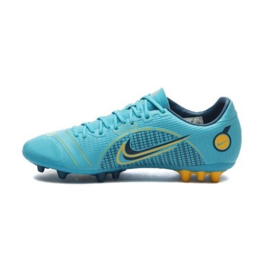 Sepatu Bola Nike Mercurial Vapor 14 Academy AG Blueprint Chlorine Blue Laser Orange Marina DJ2870-484