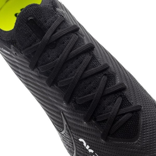 Sepatu Bola Nike Air Zoom Mercurial Vapor 15 Elite FG Shadow Black Dark Smoke Grey Summit White Volt DJ4978-001