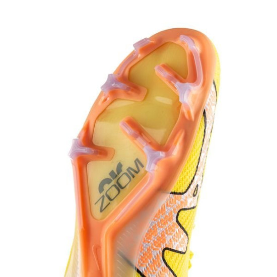 Sepatu Bola Nike Air Zoom Mercurial Vapor 15 Elite FG Lucent Yellow Strike Sunset Glow Doll DJ4978-780