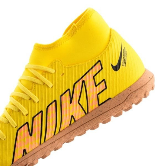 Sepatu Futsal Nike Air Zoom Mercurial Superfly 9 Club TF Lucent Yellow Strike Sunset Glow DJ5965-780