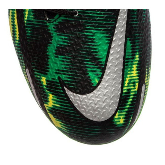 Sepatu Bola Nike Phantom GT 2 Academy AG Shockwave Black Metallic Platinum Green Strike DM0718-003