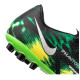 Sepatu Bola Nike Phantom GT 2 Academy AG Shockwave Black Metallic Platinum Green Strike DM0718-003