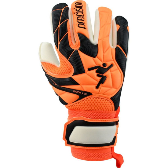 Sarung Tangan Kiper Precision Fusion_X.3D Pro Fusion Cut Giga Orange Black PRG1230