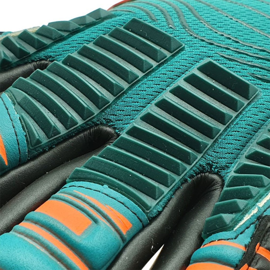 Sarung Tangan Kiper Precision GK Elite 2.0 Contact Teal Fluo Orange PRG831