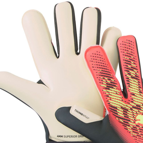 Sarung Tangan Kiper Puma Ultra Grip 1 Hybrid Pro Fiery Coral 04182702