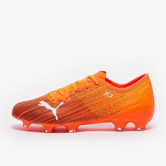 Sepatu Bola Puma Ultra 2.1 FG/AG Shocking Orange Black 10608001