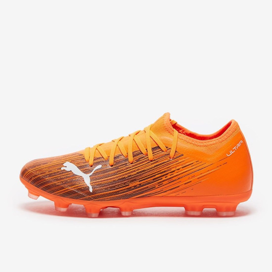 Sepatu Bola Puma Ultra 3.1 FG Shocking Orange Black 10608701