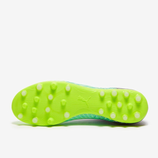 Sepatu Bola Puma Ultra 3.3 MG Green Glare Elektro Aqua Spelbound 10652603