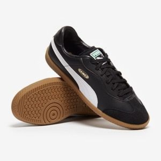 Sepatu Futsal Puma King 21 IT Puma Black Puma White Gum 10669601