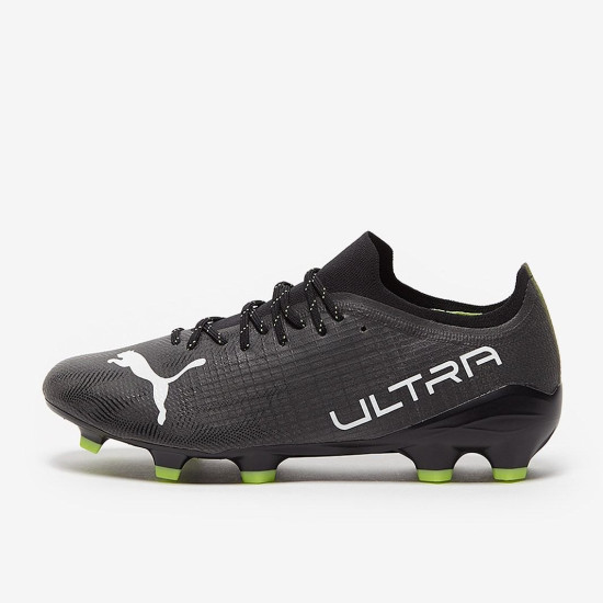 Sepatu Bola Puma Ultra 2.4 FG/AG Puma Black Puma White Fizzy Light 10669804