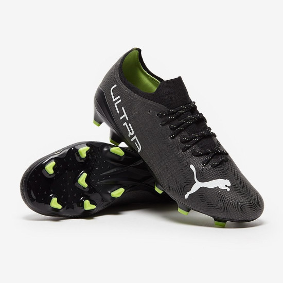 Sepatu Bola Puma Ultra 2.4 FG/AG Puma Black Puma White Fizzy Light 10669804