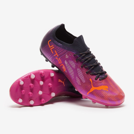 Sepatu Bola Puma Ultra 1.4 MG Festival Fuchsia Neon Citrus Parisian Night 10672003