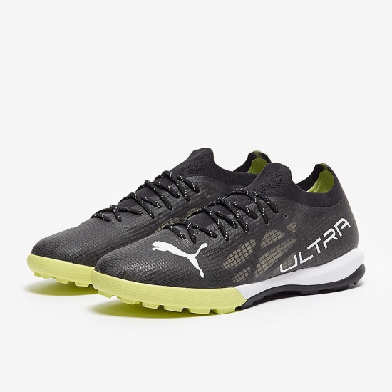 Sepatu Futsal Puma Ultra 1.4 Pro Cage Puma Black Puma White Fizzy Light 10672104