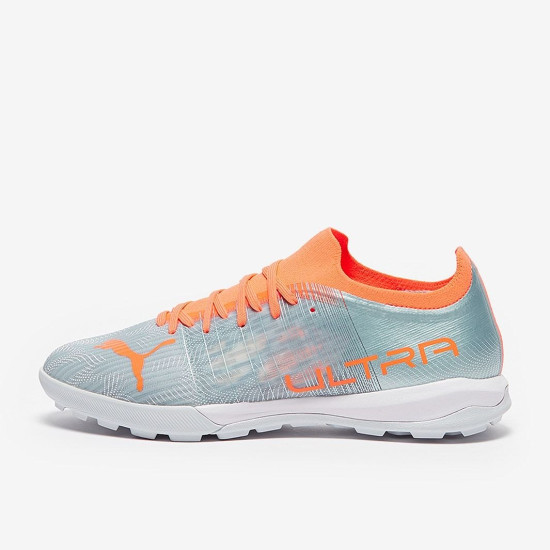 Sepatu Futsal Puma Ultra 3.4 TT Diamond Silver Neon Citrus 10673001