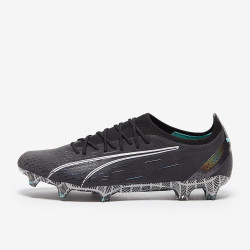 Sepatu Bola Puma Ultra Ultimate FG/AG Puma Black Puma White Elektro Aqua 10686802