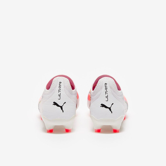 Sepatu Bola Puma Womens ultra Ultimate FG/AG Puma White Fire Orchid 10750701