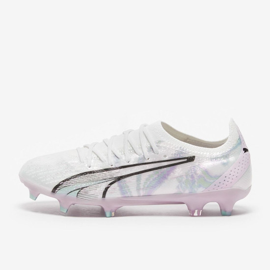 Sepatu Bola Puma Womens Ultra Ultimate Brilliance FG/AG Puma White Spring lavender 10732901