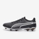 Sepatu Bola Puma King Pro FG/AG Black White 10756601