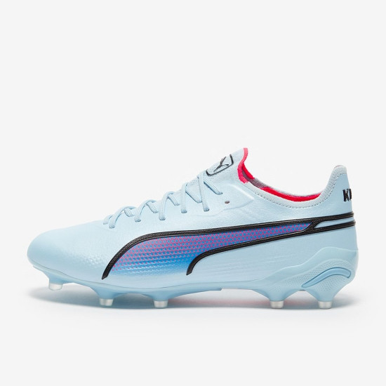 Sepatu Bola Puma Womens King Ultimate FG/AG Silver Sky Fire Orchid 10756501