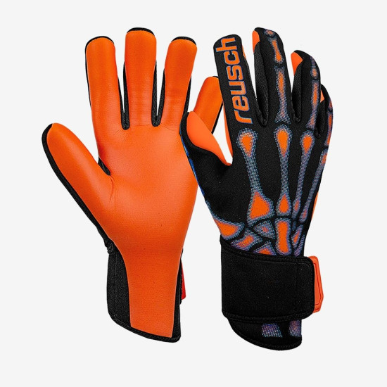 Sarung Tangan Kiper Reusch Pure Contact Infrared Silver Black Orange Blue 5160266-7783