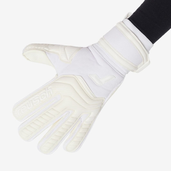 Sarung Tangan Kiper Reusch Attrakt Silver Roll Finger White 5260237-1100