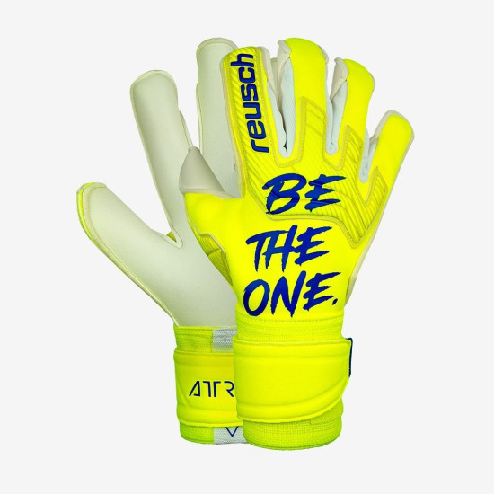 Sarung Tangan Kiper Reusch Attrakt Gold X Alpha Yellow Blue 5260954