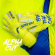 Sarung Tangan Kiper Reusch Attrakt Gold X Alpha Safety Yellow Deep Blue 52609542001