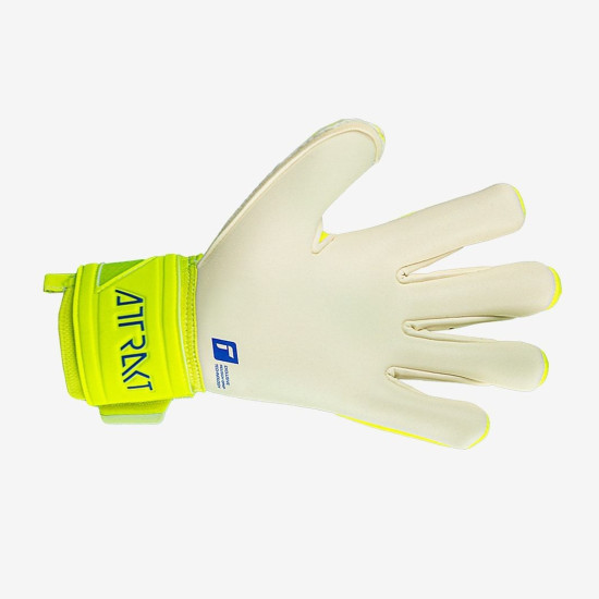 Sarung Tangan Kiper Reusch Attrakt Freegel Gold X Safety Yellow Deep Blue White 5270935-2001