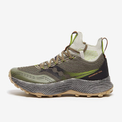 Sepatu Lari Saucony Endorphin Trail Mid Olive Black S20646-06