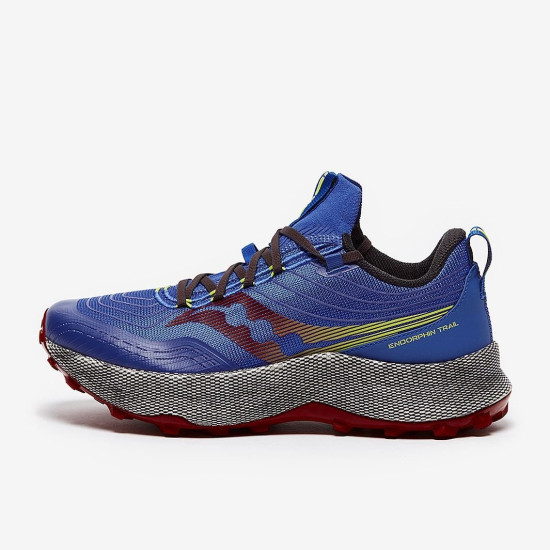 Sepatu Lari Saucony Endorphin Trail Blue Raz Spice S20647-25